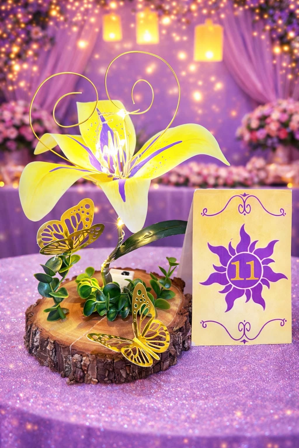 Rapunzel con Rodaja, diseño de Flora Eventos Florales