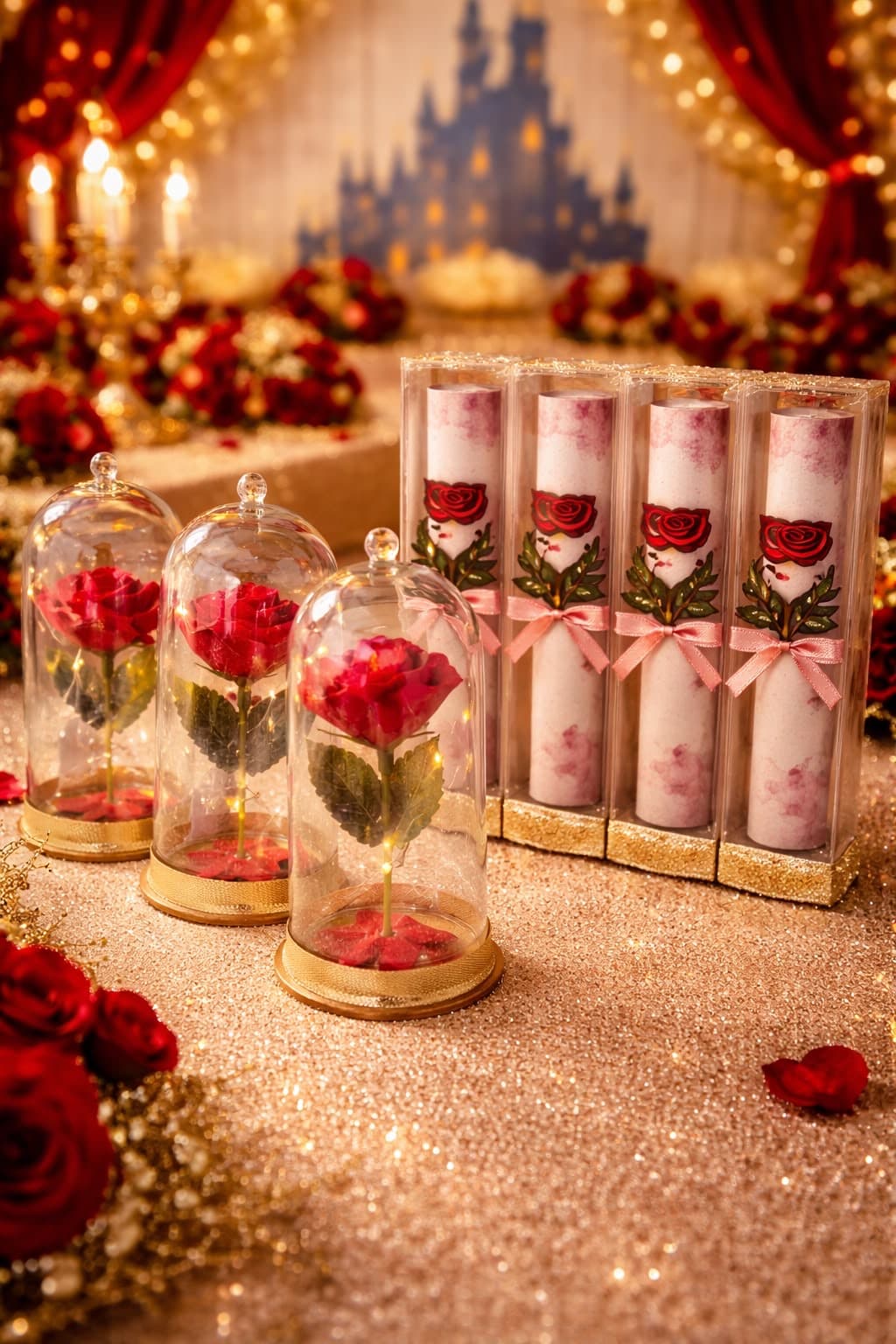 Bella y Bestia, diseño de Flora Eventos Florales