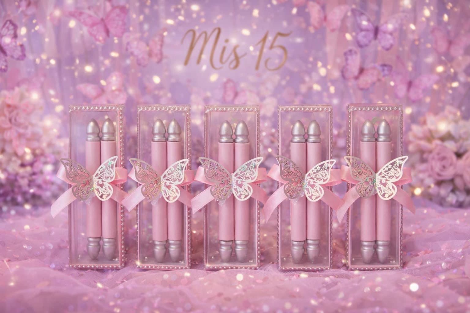 Pergaminos Mariposas 2, diseño de Flora Eventos Florales