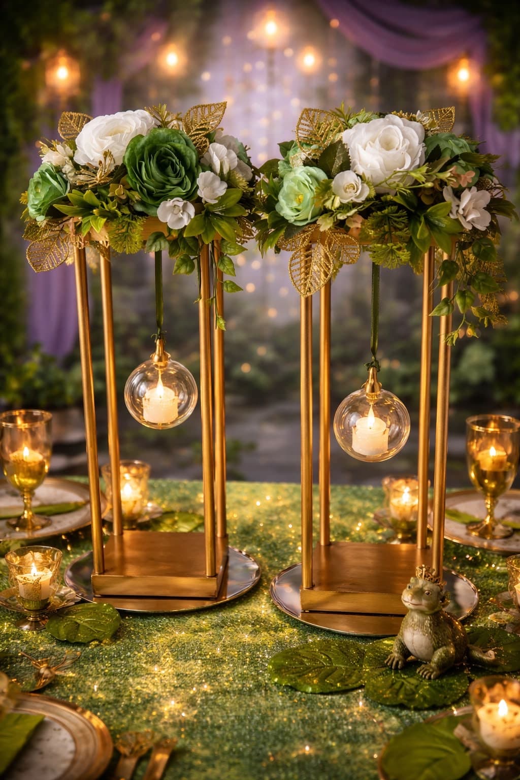 La Princesa y el Sapo, diseño de Flora Eventos Florales